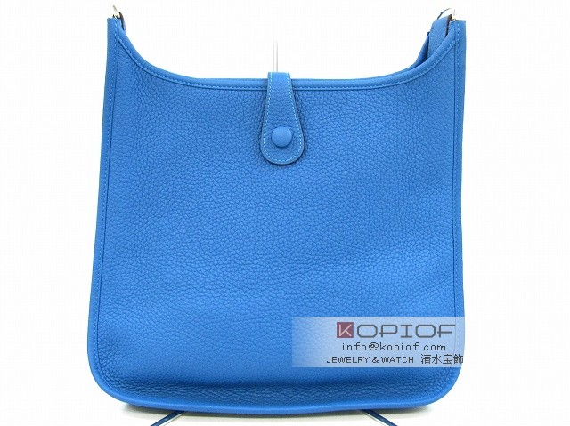 エルメス エヴリン スーパーコピーPM トリヨンクレマンス ミコノス(金具シルバー) her124